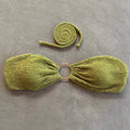 La Pistache Strapless Bikini Top